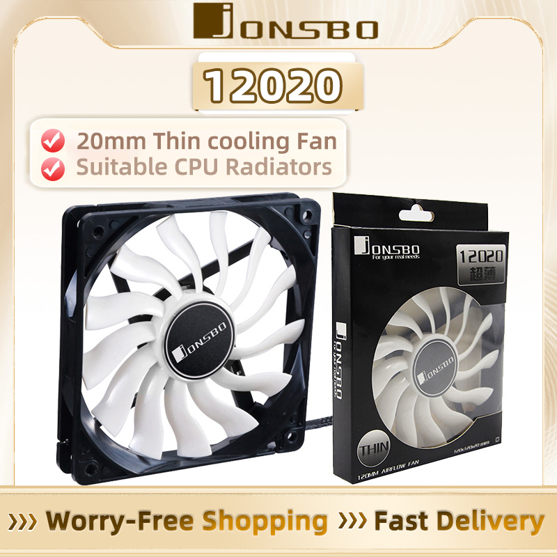 Pc Gaming Case - JONSBO 12020 120mm DC 12V 3Pin/4Pin