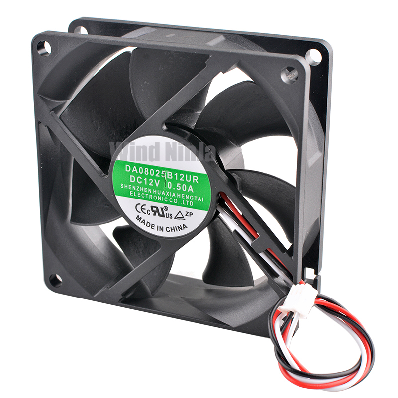 Pc Case Fan - 8cm デュアルボールベアリング冷却ファン 80mm X 25mm 12V