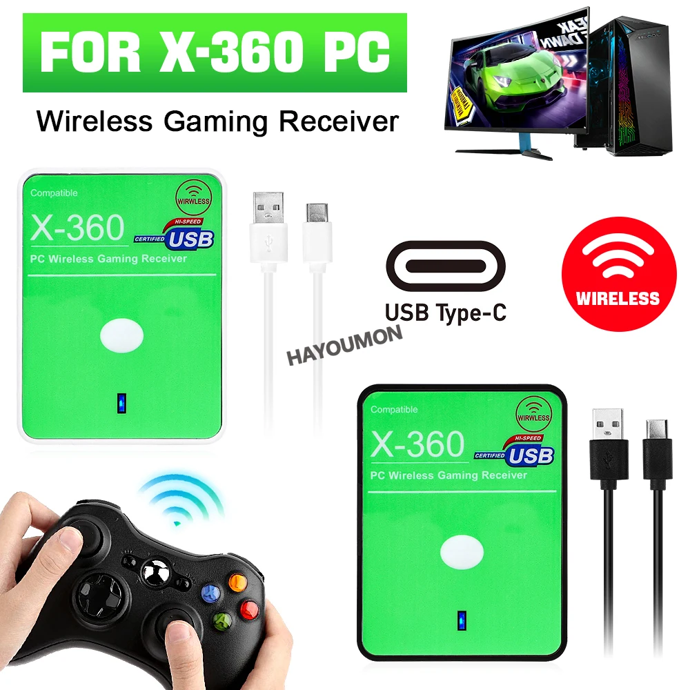 Pc Gaming Xbox Controller - ワイヤレスゲーミングレシーバー USB コントローラー ゲームパッドコンバーター PC アダプター