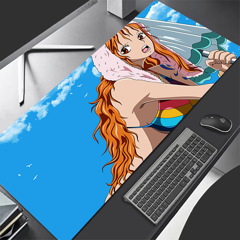 Pc Gaming Keyboards - マウスパッドワンピース耐久性のあるアニメゲームアクセサリー Gabinete ゲーマー PC コンピュータデスクマット大型 XXL