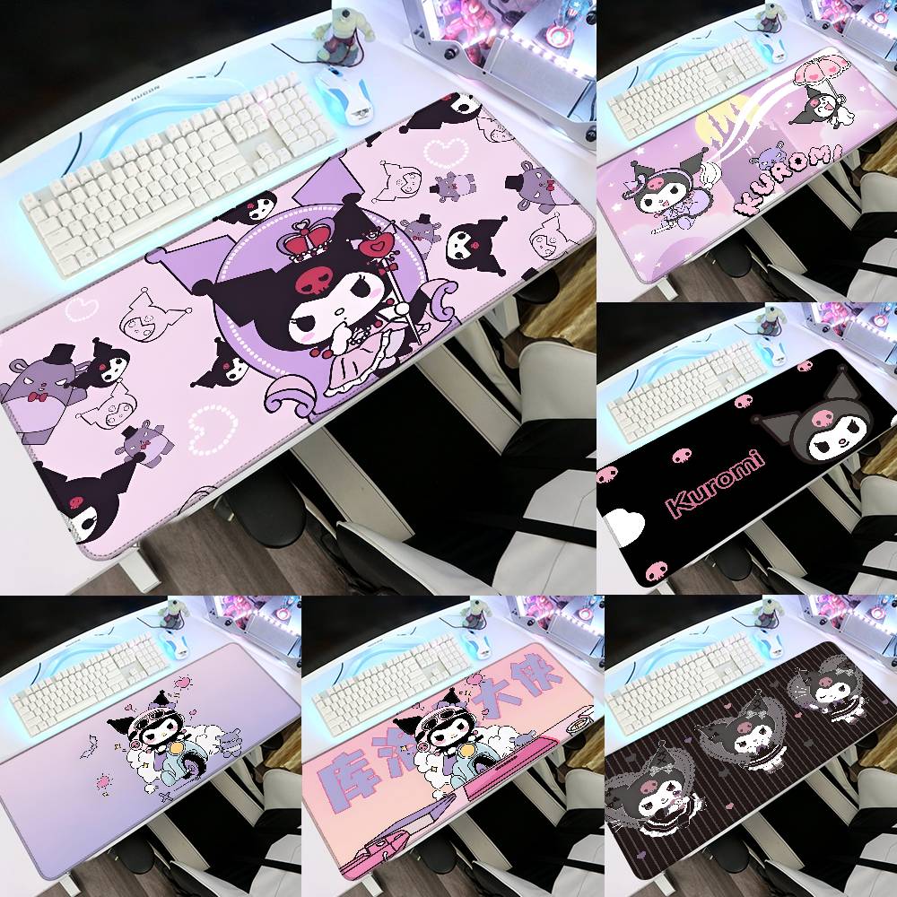 Pc Gaming Kuromi - K-Kuromi かわいいマウスパッドゴム製厚みのあるオーバーロックゲーミングテーブルマットオフィスコンピュータキーボードパッドPCマウスパッド
