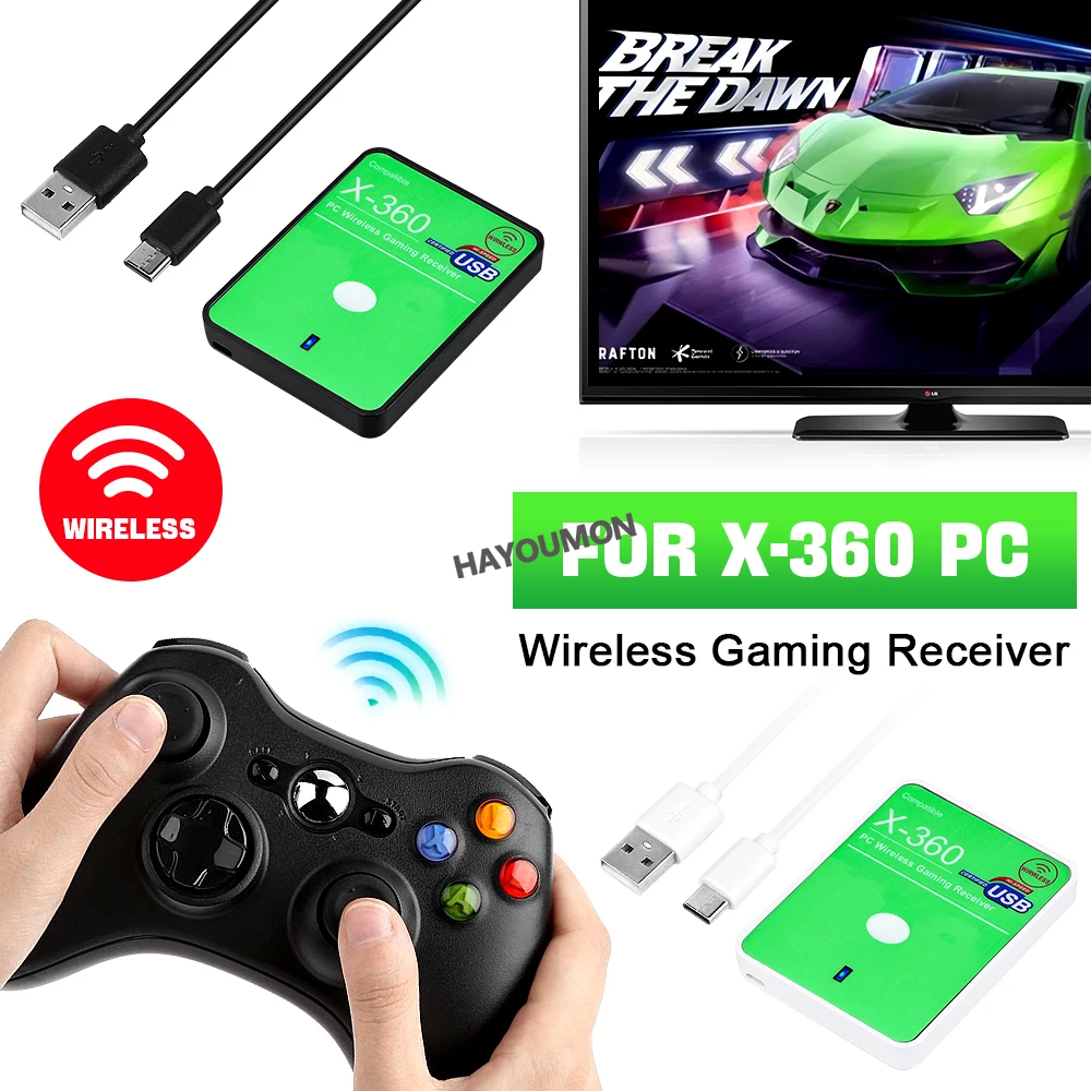 Pc Gaming Xbox Controller - 新しいワイヤレスゲーミングレシーバー XBOX 360 PC アダプター Xbox360