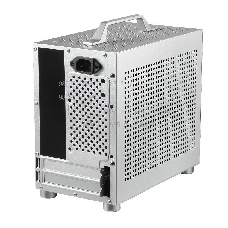 Pc Gaming Case - ミニITXタワーケース（キャリーハンドル付き）、ディスクリートグラフィックカード対応、SFX電源、小型ゲーミングPCシャーシ