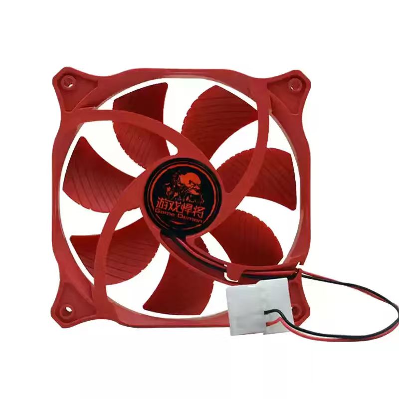 Pc Gaming Case - ゲーム用デーモン120mm PCケースファン 12V レッド 静音 12025