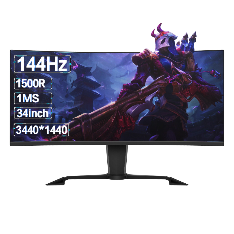 Pc Gaming Ultrawide Monitor - ハイエンド144Hzゲーミングモニター 湾曲34インチPCゲーミングモニター 144Hz 4Kモニター ウルトラワイドスクリーン デスクトップゲーマー向けディスプレイ