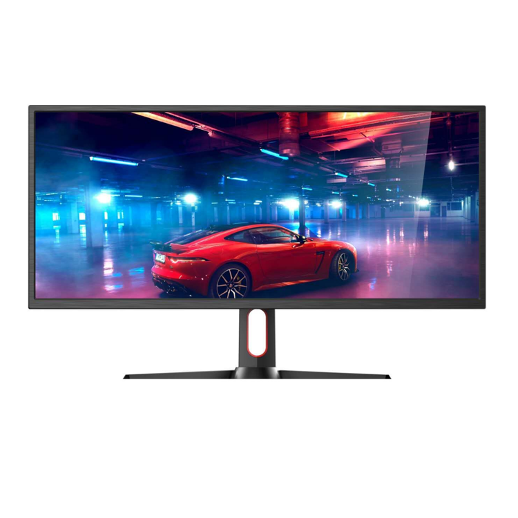 Pc Gaming Ultrawide Monitor - 超ワイド34インチ4KスクリーンモニターPC 1msゲーミング4Kモニター超ワイドフレームレスデスクトップコンピューターディスプレイ（ゲーマー向け）