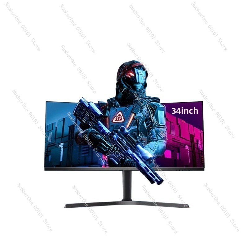 Pc Gaming Ultrawide Monitor - 34インチ 4K ウルトラHD 180Hz 曲面ウルトラワイドワイドスクリーン ゲーミングディスプレイ