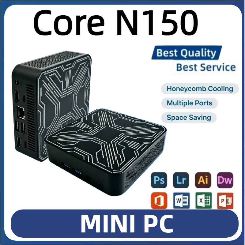 Pc Gaming Jumbo - 2026年新型ミニPC ポータブル Intel Core N150 ミニコンピューター