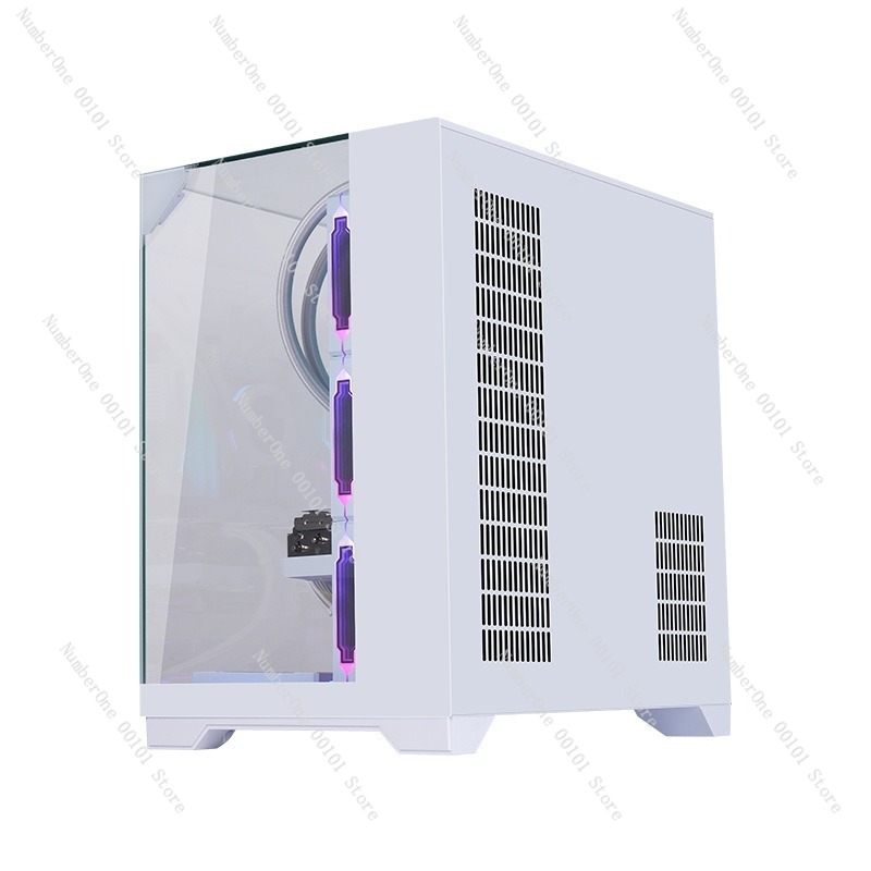 ATXゲーミングPCケース パノラマ強化ガラス 7ファン対応 - Pc Case Fan のレビューと価格