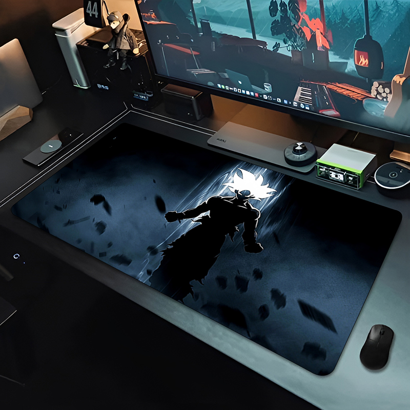 DBZ ブラックアニメマウスパッドドラゴンボール大型 PC  - Pc Gaming Keyboards のレビューと価格