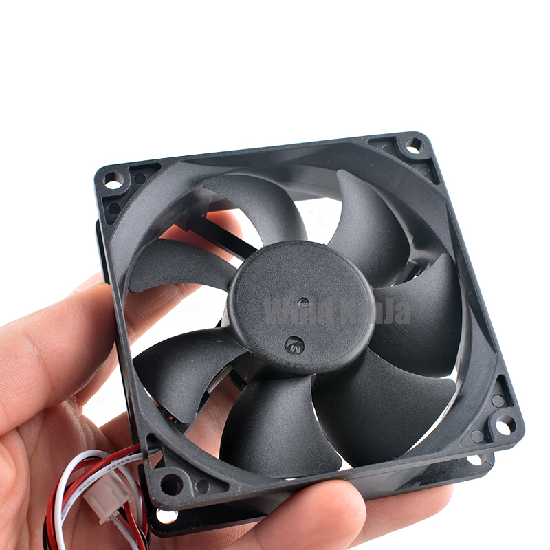 8cm デュアルボールベアリング冷却ファン 80mm X 2 - Pc Case Fan のレビューと価格