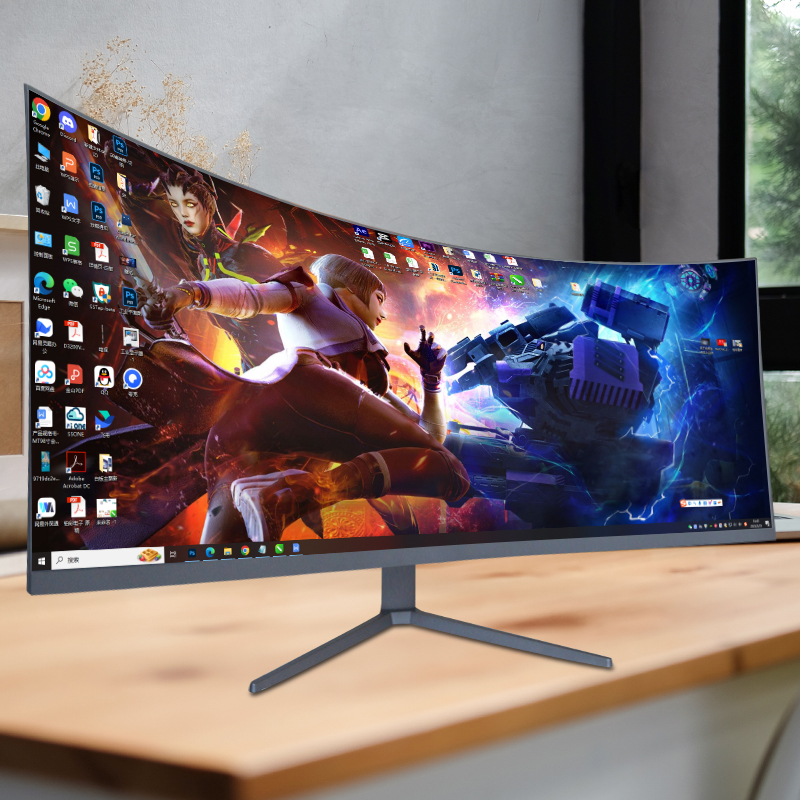 工場OEM 49インチ曲面ゲーミングスクリーン 4K 5K  - Pc Gaming Ultrawide Monitor のレビューと価格