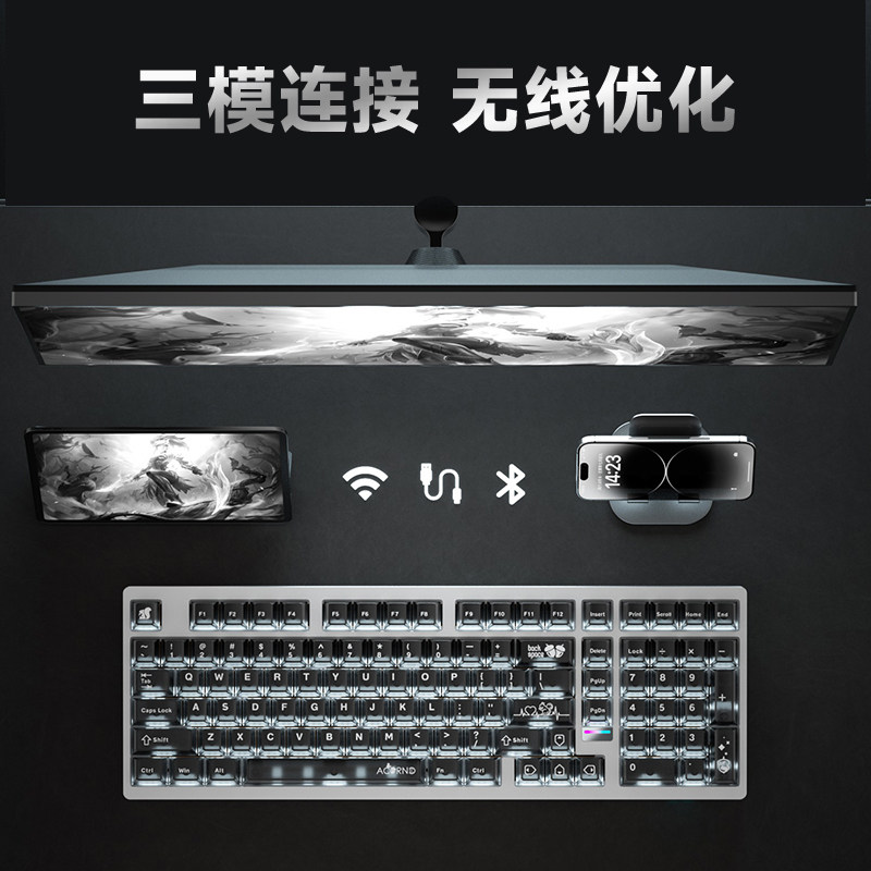 Weika Max102 アルミケースワイヤレスメカニカルキ - Pc Gaming Keyboards のレビューと価格