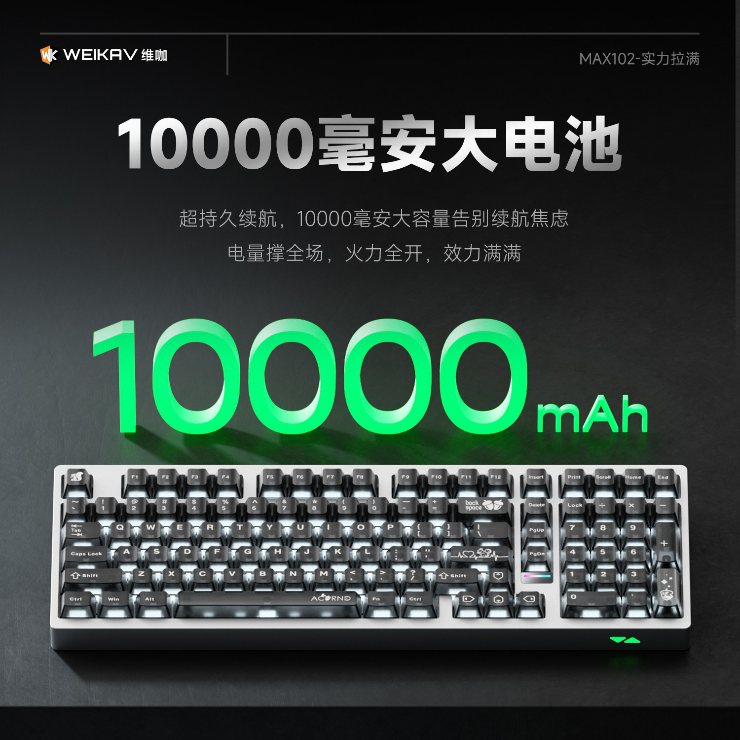 Weika Max102 アルミケースワイヤレスメカニカルキ - Pc Gaming Keyboards のレビューと価格