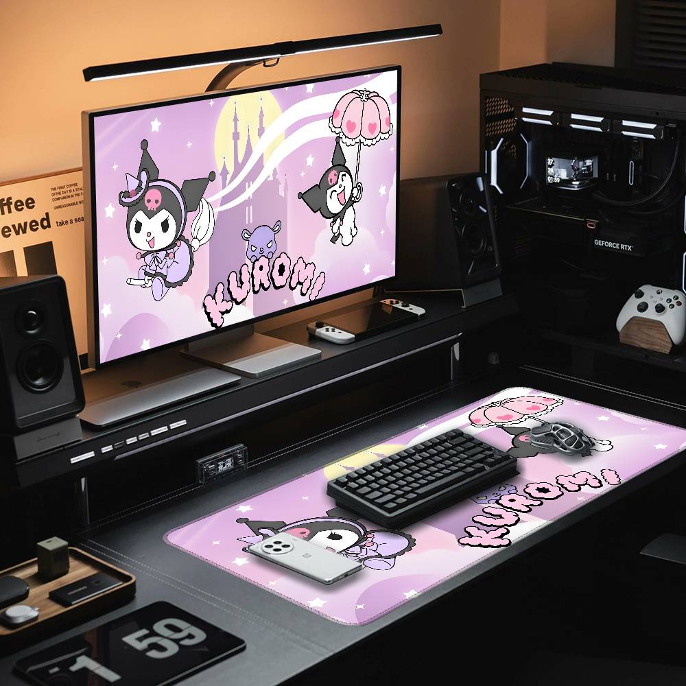 K-Kuromi かわいいマウスパッドゴム製厚みのあるオーバ - Pc Gaming Kuromi のレビューと価格