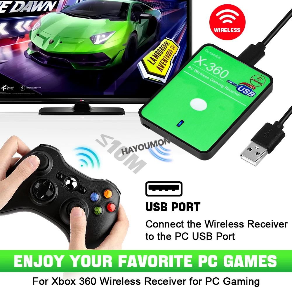 新しいワイヤレスゲーミングレシーバー XBOX 360 PC - Pc Gaming Xbox Controller のレビューと価格