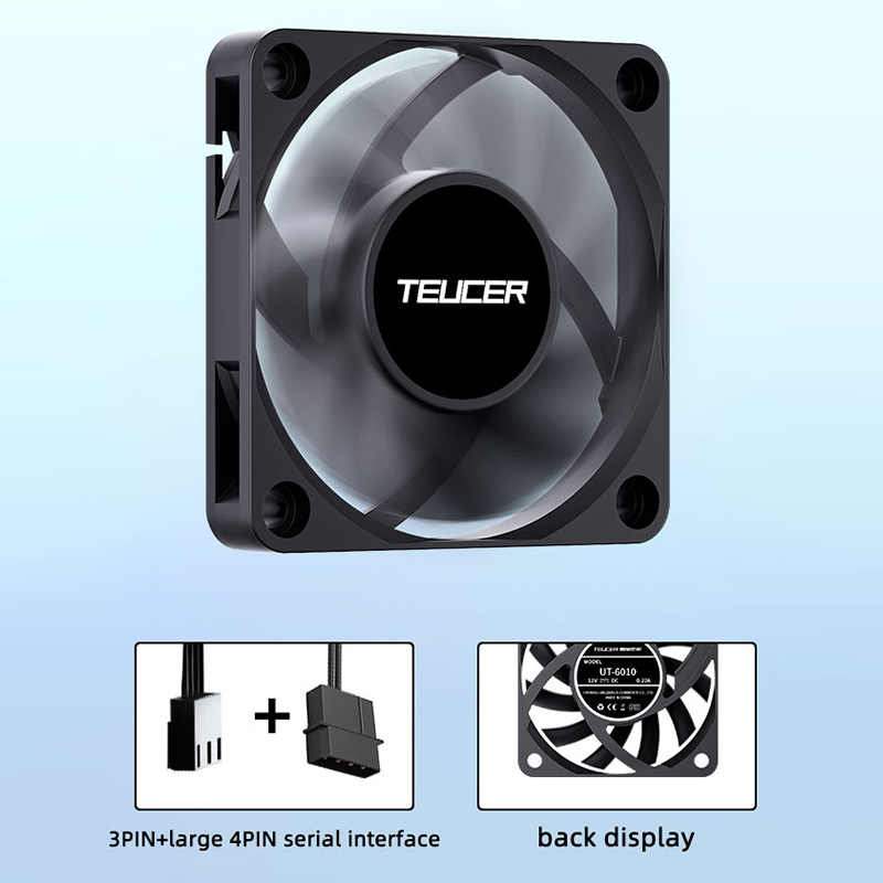 TEUCER UT-6010 6cm超薄型冷却ファン 12V - Pc Gaming Case のレビューと価格