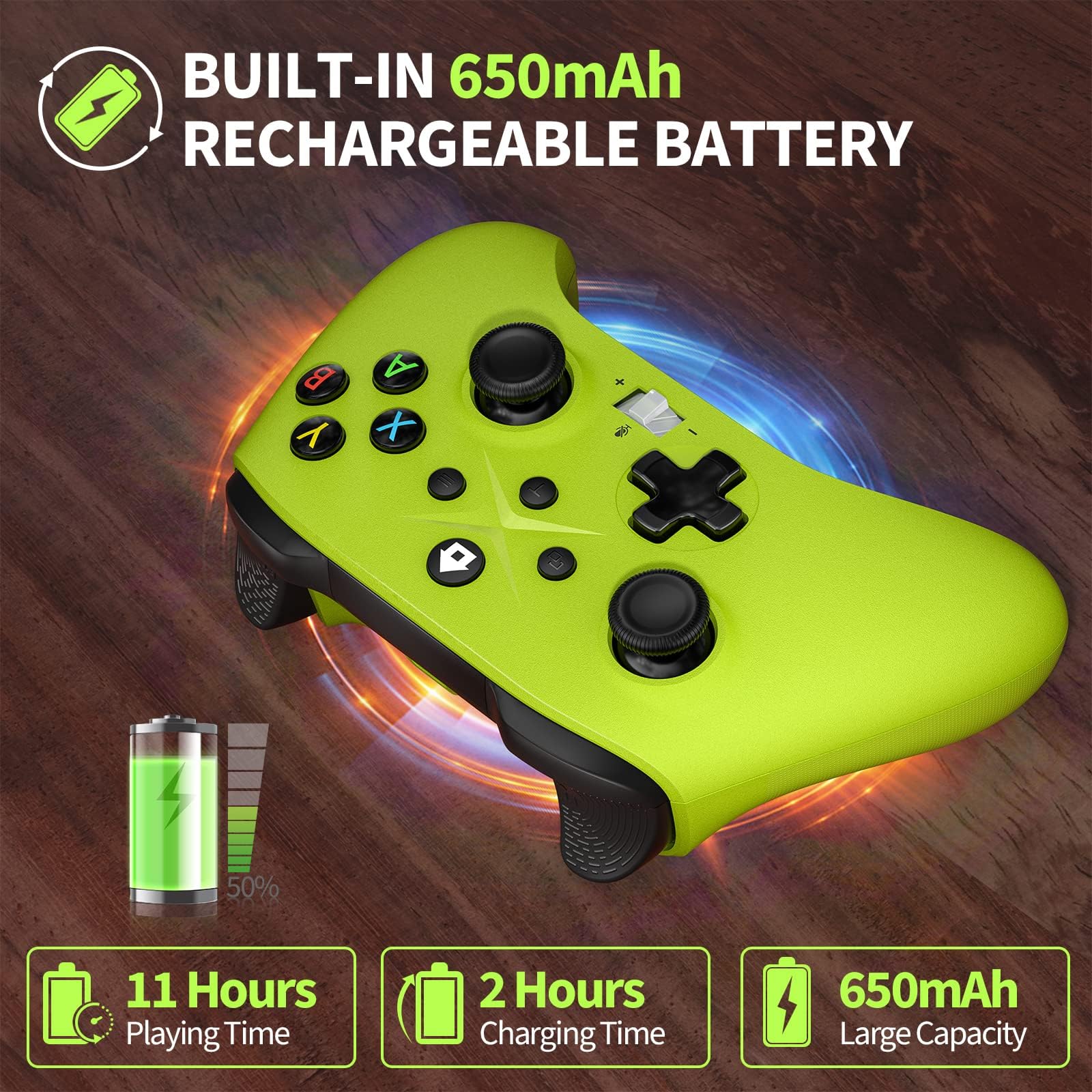 ワイヤレスコントローラー、ゲーム振動機能、ホール効果6軸ジャ - Pc Gaming Xbox Controller のレビューと価格