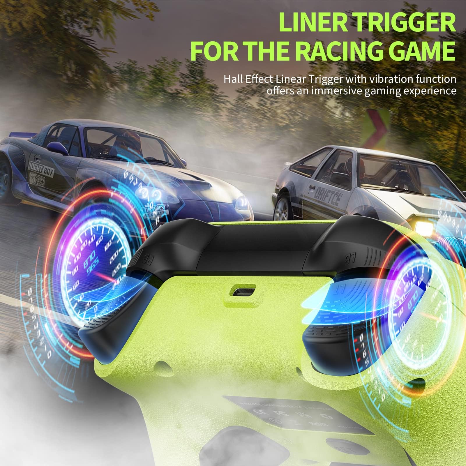 ワイヤレスコントローラー、ゲーム振動機能、ホール効果6軸ジャ - Pc Gaming Xbox Controller のレビューと価格