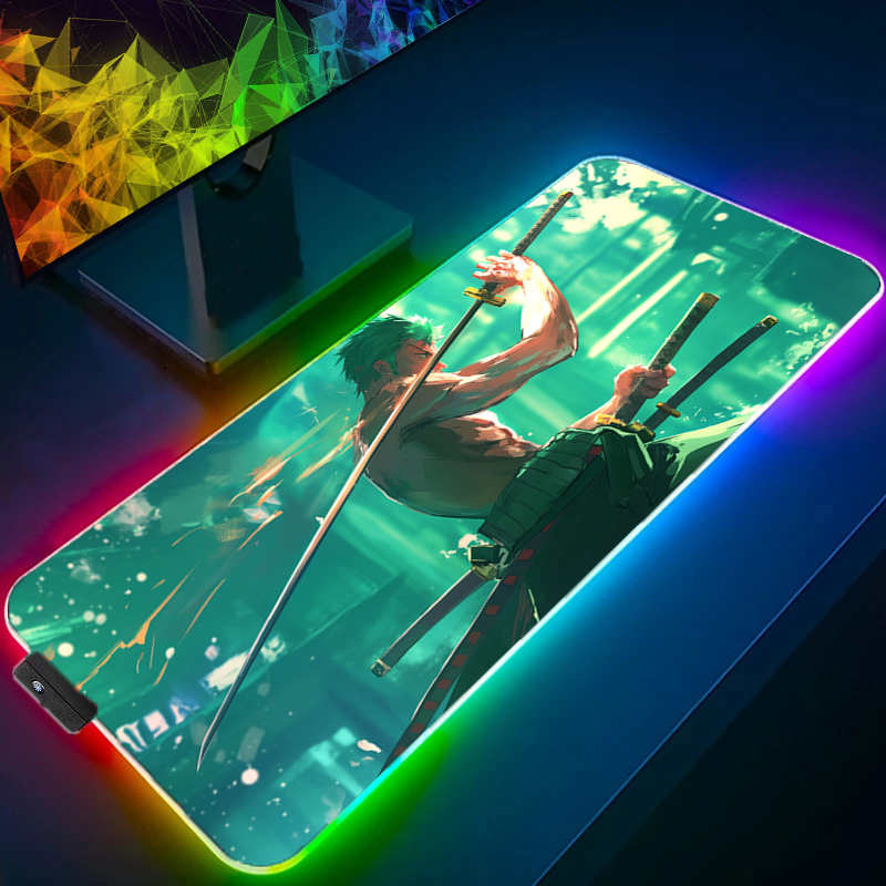 ワンピースゾロマウスパッド RGB ゲームアクセサリー Ga - Pc Gaming Keyboards のレビューと価格