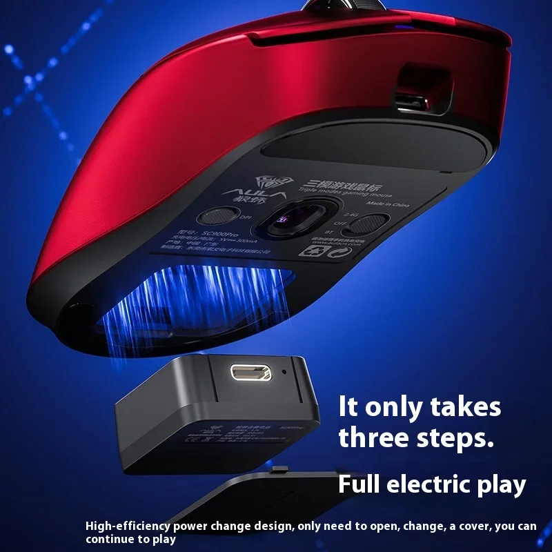 AULA SC900 マウスマウス Paw3950 トライモ - Wireless Gaming Mouse のレビューと価格