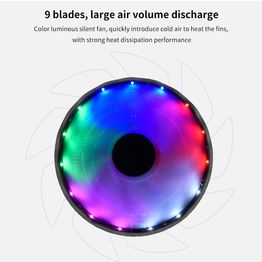 TISHRIC CPUクーラーファン RGB PWM 3ピン - Pc Case Fan のレビューと価格