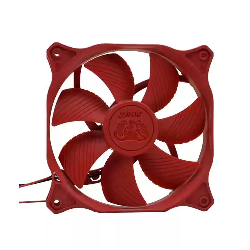 ゲーム用デーモン120mm PCケースファン 12V レッド - Pc Gaming Case のレビューと価格