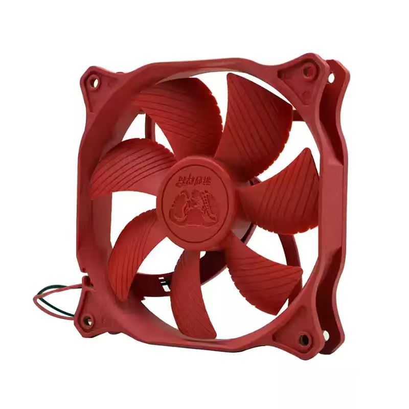 ゲーム用デーモン120mm PCケースファン 12V レッド - Pc Gaming Case のレビューと価格