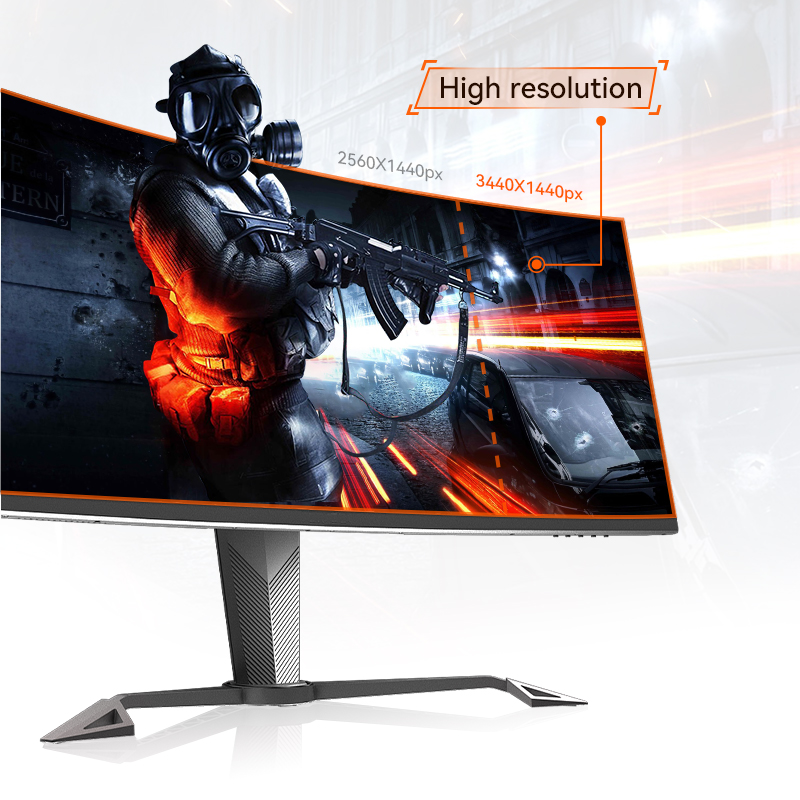 ハイエンド144Hzゲーミングモニター 湾曲34インチPCゲ - Pc Gaming Ultrawide Monitor のレビューと価格