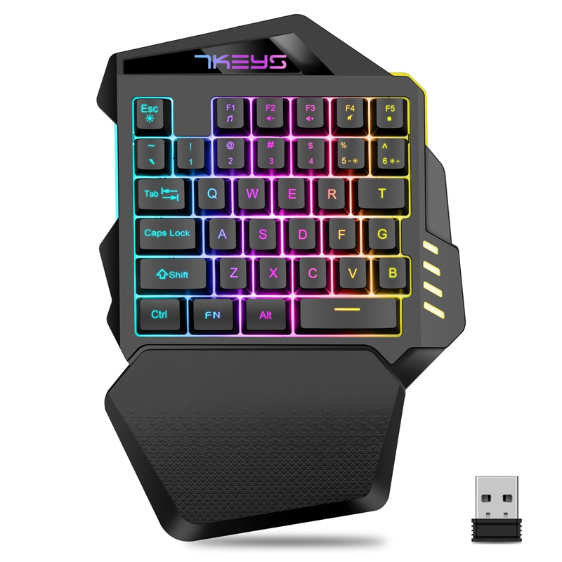 Gamwing RGBバックライト付き片手ゲーミングキーボー - Pc Gaming Xbox Controller のレビューと価格