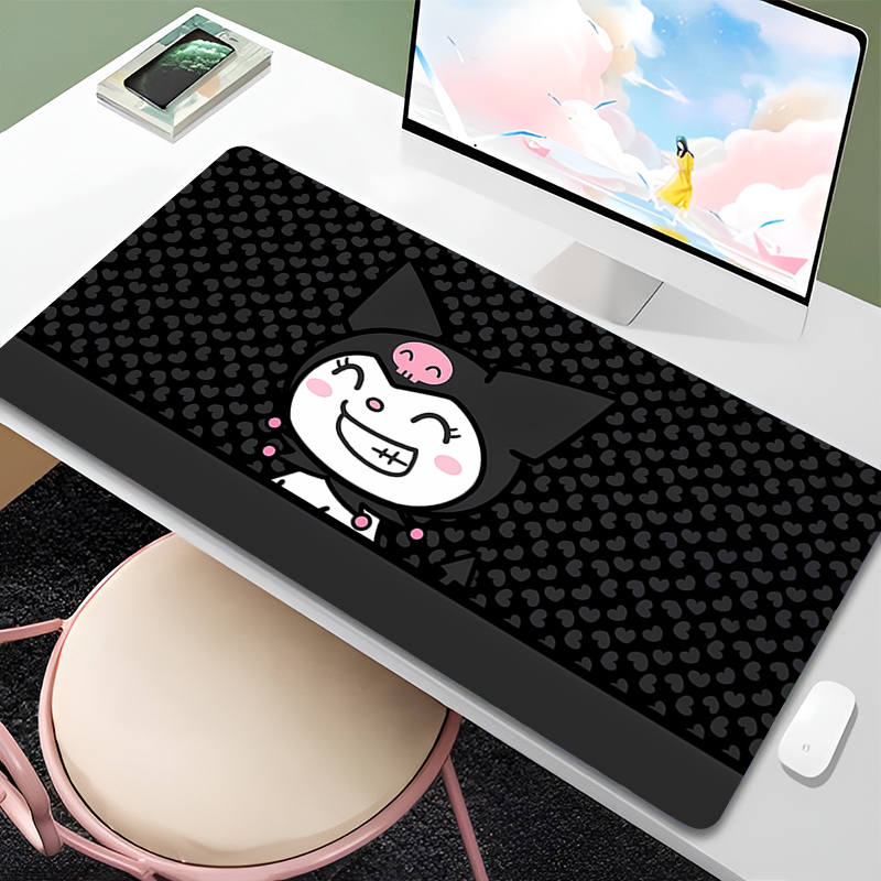 HD プリント拡張マウスパッド 90x40cm クロミ ノン - Pc Gaming Kuromi のレビューと価格