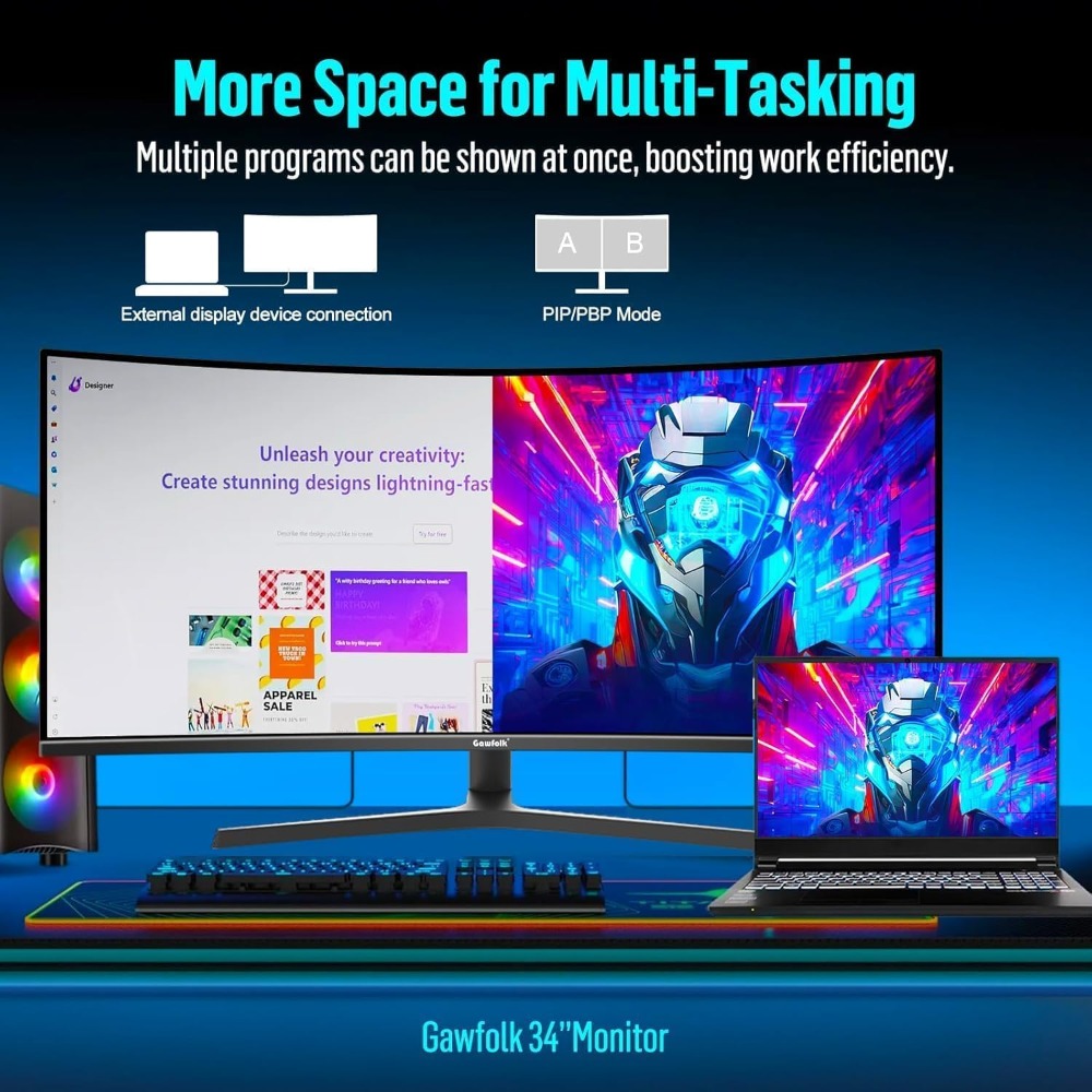 大変お得な34インチウルトラワイド曲面ゲーミングモニター、1 - Pc Gaming Ultrawide Monitor のレビューと価格