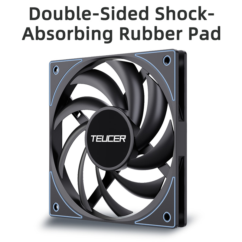 Teucer-超薄型シャーシファン,PC冷却ケース,CPUク - Pc Case Fan のレビューと価格