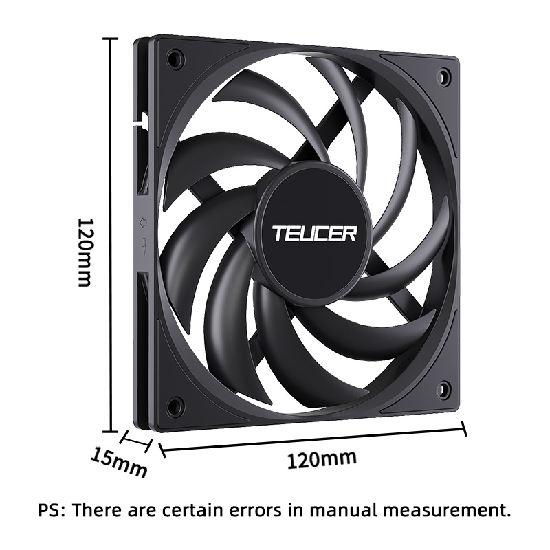 Teucer-超薄型シャーシファン,PC冷却ケース,CPUク - Pc Case Fan のレビューと価格