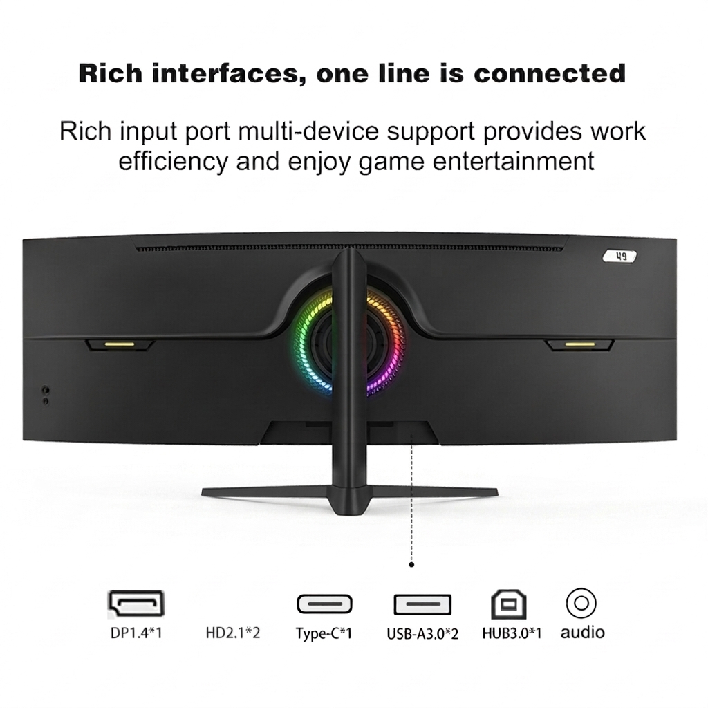 超ワイド49インチ曲面PCゲーミングモニター 240Hz 5 - Pc Gaming Ultrawide Monitor のレビューと価格